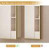 Arched Bathroom Mirror Cabinet Storage Metal Framed Premium Gold Wall Mounted