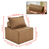 Free Combination Leather Sofa Cube with Detachable Backrest Sectional Floor Sofa