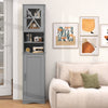 67” Tall Bathroom Cabinet Freestanding Storage Cabinet-Grey