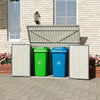 Large Garden Lockable Storage Bike Tool Sheds Box Outdoor Garbage Bin Shed XL