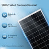 100W Solar Panel 18V Monocrystalline Module PV Power RV Trailer Van Camping