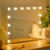 New Desktop 60cm Hollywood Light Up Mirror Vanity Make Up Mirror w/14 LED Bulbs
