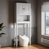Over The Toilet Storage Cabinet Freestanding 4-Tiers Bathroom Organizer Shelves