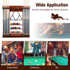 Billiards Pool Cue Rack Wall-Mounted Pool Stick Holder Holds Billiards Equipment