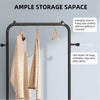 Open Wardrobe Clothes Rail Rack Garment Display Stand & Storage Baskets Mobile
