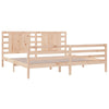 Bed Frame Solid Wood Pine 200x200 G0Z2