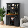 Kitchen Storage Cabinet Sideboard Freestanding Buffet Cupboard Adjustable Shelf