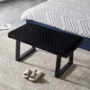 Hallway Bench End of Bed Bench Upholstered Ottoman Padded Seat Stool for Bedroom