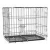 Pet Dog Cage Puppy Crate with Tray Small Medium Large Training Metal Wire Cages