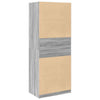Wardrobe Grey Sonoma 80x50x200 Engineered Wood I5F2