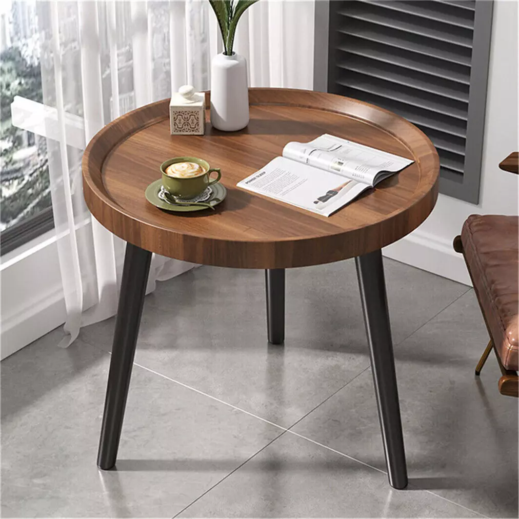 Set of 2 Nesting Tables Stackable Side Table Industrial Living Room Furniture UK