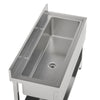 47" Stainless Steel Sink Commercial Restaurant Kitchen Prep Hand Basin w/ Shelf