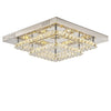 K9 Crystal Chandelier Lamp Square 50cm 48W LED Ceiling Light Pendant Living Room