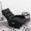 Electric Power Lift Recliner Vibration Massage Upholstered Reclining Chair Black