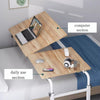 Adjustable Overbed Table Computer Laptop Table Hospital Table Tilting Lazy Table