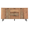 Sideboard Cabinet Industrial Cupboard Storage Furniture With Drawers and Doors