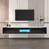 180cm TV Stand Cabinet Unit High Gloss Front MDF Entertainment LED Lights Modern