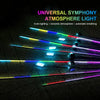 18 in 1 Full RGB LED Bead Symphony Dream Car Interior Ambient Lighting Kit APP