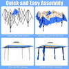 3 x 3m Pop up Outdoor Gazebo Large Patio Party Tent W/ 2-Tier Roof Adjustable