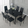 Set of 4/6 Diamond Dining Chairs Metal Legs High Back Seat Dining Room Furniture