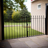 Vintage Wrought Iron Garden Gate Driveway Entrance Steel Metal Heavy Duty Ornate