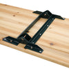 Portable Wooden Folding Beer Table Trestle Camp Garden Outdoor Barbecue Table