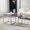Nest Of 3 Nested Nesting Tables Side End Coffee Table Wooden for Living Room