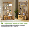 5 Tier Bookcase Wood Bookshelf Home Office Display Storage Unit Cupboard Cabinet