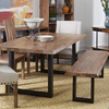 2x Industrial Steel Table Legs Stand Feet Trapezium X Square Shape Frame 2024