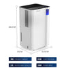 12L Dehumidifier Air Purifier For Mould and Moisture Extraction Quiet 38dB - 25㎡