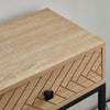 Console Table 2 Drawer Wooden Shelf Hallway Storage Side Desk Furniture Bedroom