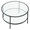 Modern Glass Coffee Table With Storage Living Room Furniture Tea Coffee Table