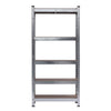 Metal Garage Shelving Rack Unit 5 Tier Heavy Duty Storage Shelf Silver UK