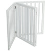 Wooden Pet Dog Folding Gate Fence Safety Barrier Divider Freestanding Doorway UK