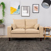 Panana 2 Seats Loveseat Couch Sofa Ottoman Upholstered Furniture for Small Space