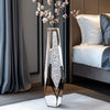 Luxury Mirrored Flower Vase Sparkle Crushed Diamond Vase for Artificial Flower