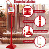 Festive Lamp Post 68 Inch Snowing Santa Lamp