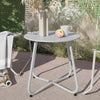 Small Round Side End Table Nightstand Iron Coffee Tea Desk Living Room Furniture