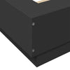 Bulliing Bed Frame with Black 180x200 King Engineered Wood,Platform Bed Y4B8