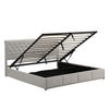 Ottoman Storage Bed 4ft6 Double Size Upholstered Bed Frame with Hydraulic Lift