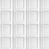 White Panelling Wallpaper Textured Wood Effect Home Room Decor Wall Covering