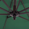 Patio Parasol Base Sets Offset Cantilever Umbrella Sun Shade Rainproof Canopy