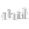5PCS Metal Plinth Cylinder Dessert Pedestal Wedding Cake Flower Display Stand