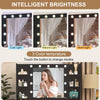 7 Drawers Makeup Vanity Set Large LED Lighted Mirror Dressing Table Dresser Desk