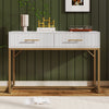 CONSOLE SIDE DISPLAY TABLE WITH 2 DRAWERS HALLWAY ENTRYWAY LIVING ROOM FURNITURE