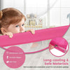 Toddlers Fold Down Bed Rail Guards 150 cm Baby Bed Guard Rail-Pink