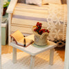 DIY Miniature Dollhouse Kit Realistic Mini 3D Wooden House Room Craft For Gift