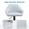 Set of 2 Barstool Kitchen Breakfast Swivel Pub Counter Gas Lift PU Leather Chair