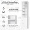 Bathroom Cabinet Freestanding Floor Cabinet Narrow Storage Cabinet Adjustable