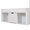 MULTIFUNCTIONAL 3FT SINGLE WOODEN BED FRAME WITH DRAWERS AND HEADBOARD STORAGE